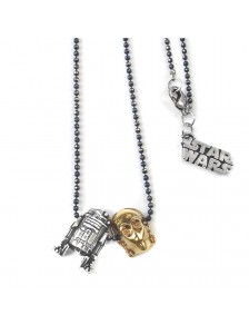 Colgante C3PO & R2D2 Star Wars 